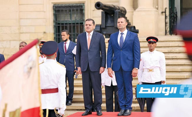 الدبيبة يبحث مع رئيس وزراء مالطا تعزيز التعاون بين البلدين