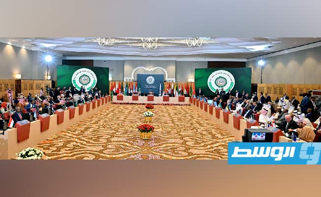 من مشاركة المنقوش في الاجتماع التحضيري للقمة العربية في الجزائر، 29 أكتوبر 2022. (وزارة الخارجية)
