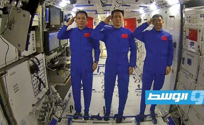 خروج رائدين في محطة تيانغونغ إلى الفضاء
