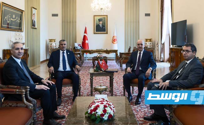 تكالة يناقش في أنقرة التعاون بين المجلس الأعلى للدولة والبرلمان التركي