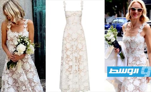 تفاصيل فستان زفاف النجمة نعومي واتس