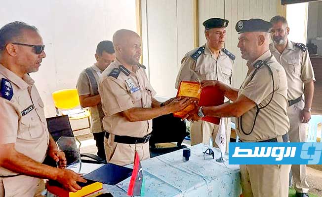 افتتاح فصل دراسي نموذجي لتوطين التدريب في المجال البحري بميناء طرابلس. (وزارة الداخلية بحكومة الوحدة)
