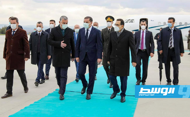 الدبيبة يصل إلى أنقرة لحضور اجتماع مع إردوغان