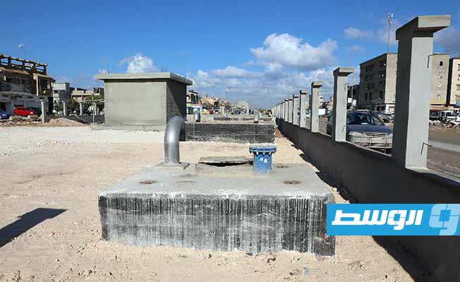 محطة لتخفيض ضغط مياه الشرب في بنغازي