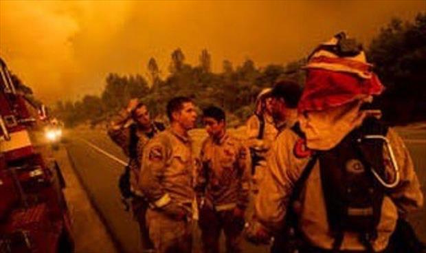 رجال الأطفاء في كاليفورنيا. (الإنترنت)
