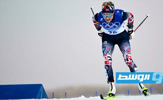 أولمبياد بكين: ذهبية ثانية للنرويجية يوهوغ في تزلج المسافات الطويلة