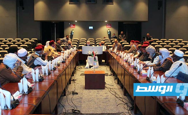 صنع الله يطلع أعيان وحكماء بنغازي على تحديات قطاع النفط وجهود المؤسسة للحفاظ على مستويات الإنتاج