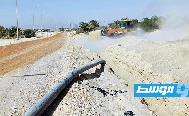 Housing and Utilities Authority: New water networks serving 700 homes in Awjilah nearing completion