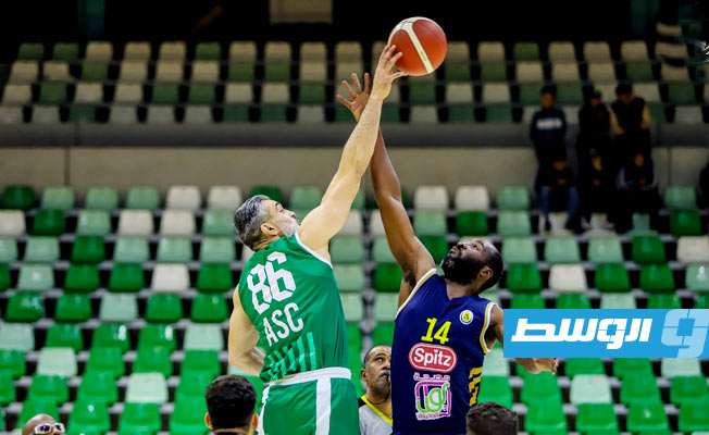 فوز الأهلي طرابلس على أبوسليم في كأس السلة