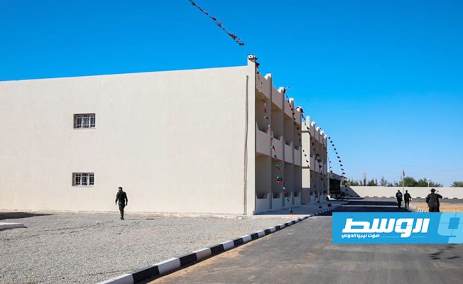باشاغا يفتتح معهد تدريب شرطة العزيزية بعد صيانته، 17 فبراير 2021. (داخلية الوفاق)