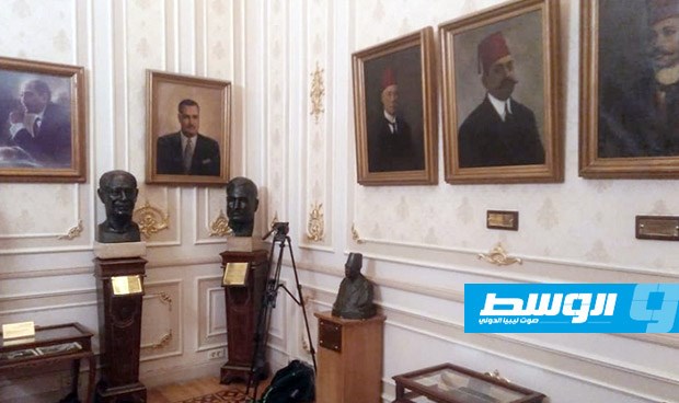 وفد مجلس النواب في متحف البرلمان المصري