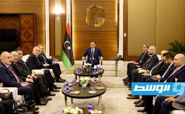 Dabaiba receives Turkish FM Hakan Fidan, praises Turkey's role in supporting Libya's stability