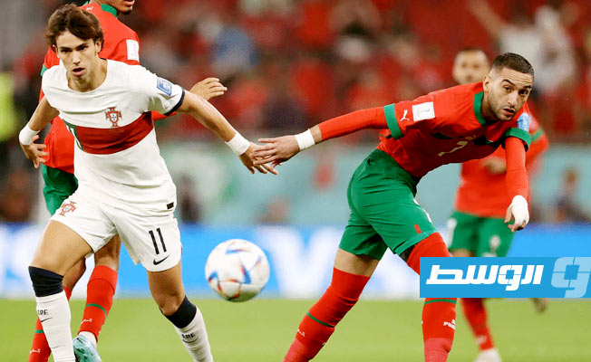 لحظة بلحظة .. الشوط الثاني مباراة المغرب والبرتغال (1-0)