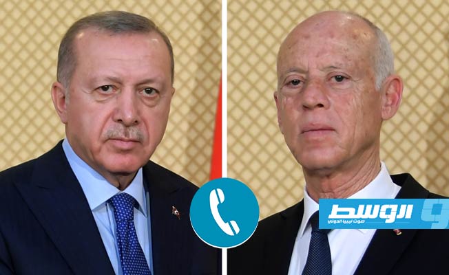 الرئاسة التركية: إردوغان أبلغ رئيس تونس بأهمية استمرار عمل البرلمان