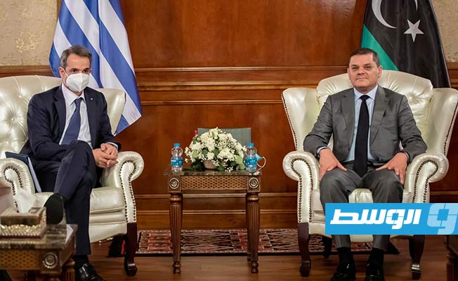 ثلاثة ملفات تتصدر مباحثات الدبيبة ورئيس الوزراء اليوناني في طرابلس