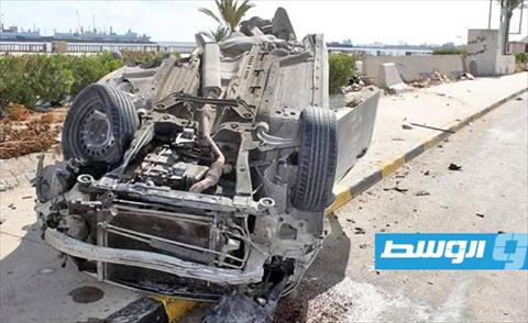 وقوع حادث مروري مروع على كورنيش طرابلس, 7 يوليو 2020. (مديرية أمن طرابلس)