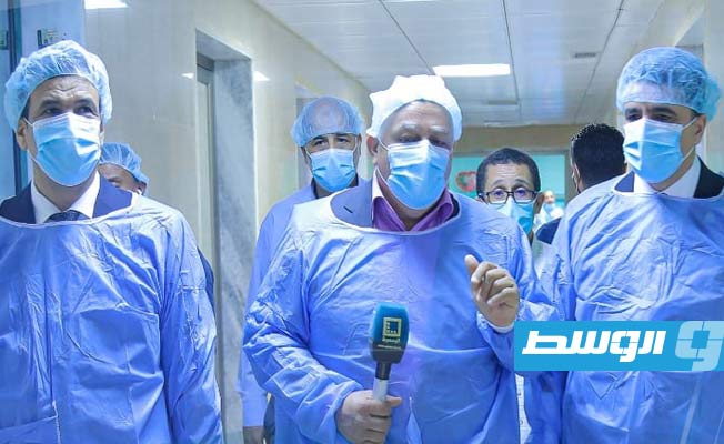 افتتاح أقسام طبية بالمركز الوطني لجراحة القلب في تاجوراء، الإثنين 17 أكتوبر 2022. (وزارة الصحة)