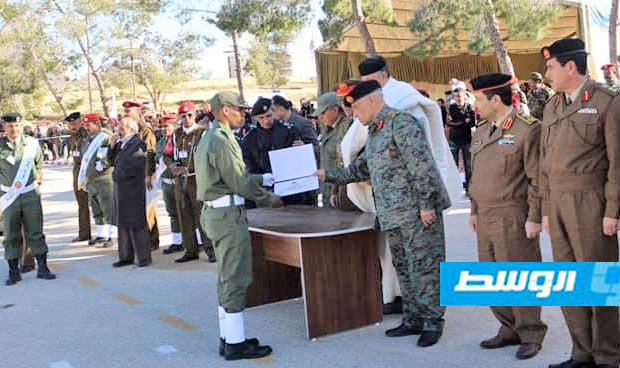 تخريج دفعة جديدة من مراكز تدريب الجيش الليبي في ترهونة