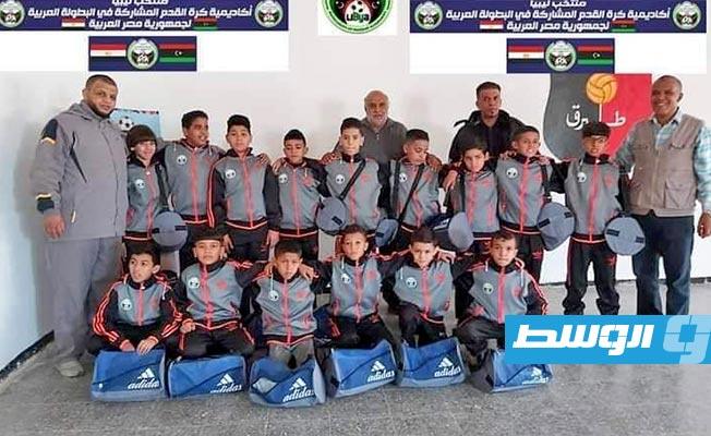 بعثة أكاديمية ليبيا لكرة القدم تتوجه إلى مصر