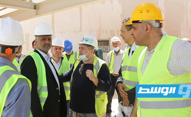 زيارة مجلس إدارة الشركة العامة للكهرباء إلى مشروع محطة كهرباء غرب طرابلس الاستعجالي. (الشركة العامة للكهرباء)