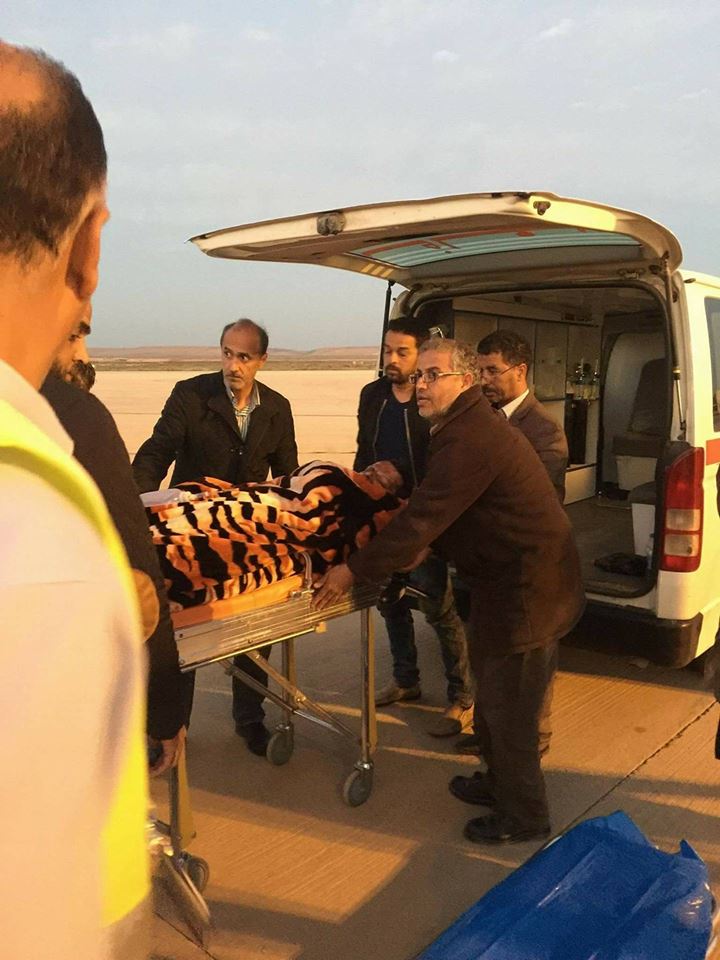 نقل العامل المصاب في حادث مصنع الميثانول الثاني بالبريقة إلى تونس لتلقي العلاج