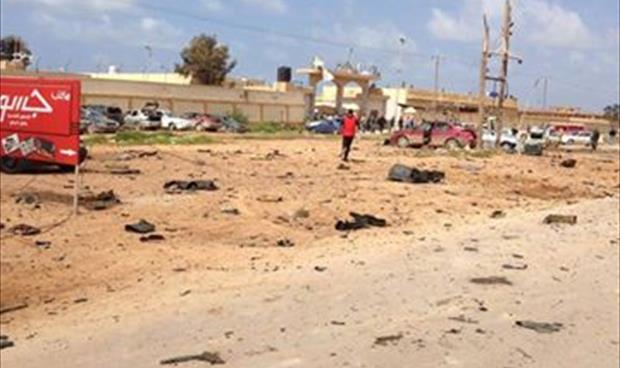 قتلى وجرحى جراء تفجير إرهابي كبير في بنغازي
