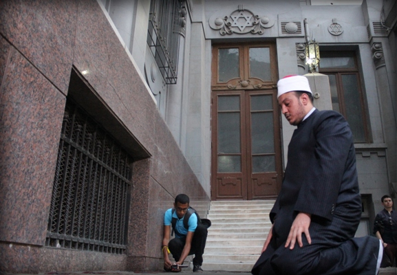 بالفيديو: المعبد اليهودي في القاهرة يستضيف حفل إفطار جماعي
