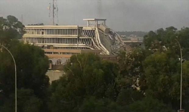 تفجير مبنى مديرية أمن بنغازي