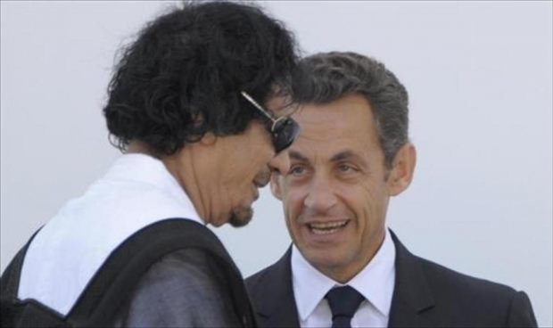 أموال القذافي تطارد ساركوزي