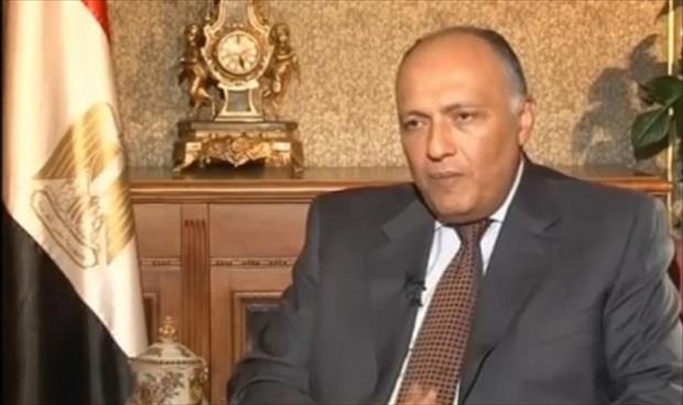 وزير الخارجية المصري يلتقي وفد القبائل الليبية