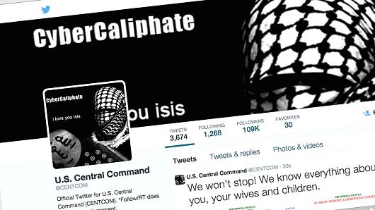 اختراق حساب القيادة المركزية الأميركية على «تويتر»