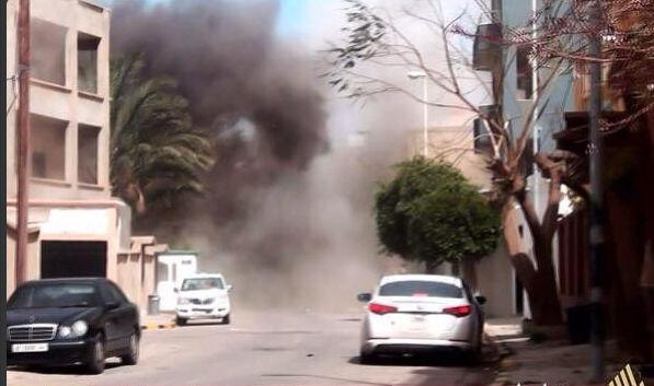 بالصور: «داعش» يتبنّى تفجير السفارة الإيرانيّة في طرابلس