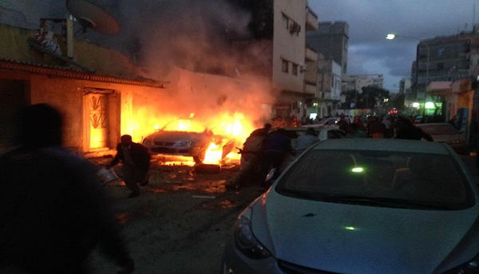  قتيلان و7جرحى جراء سقوط قذيفتين في بنغازي 