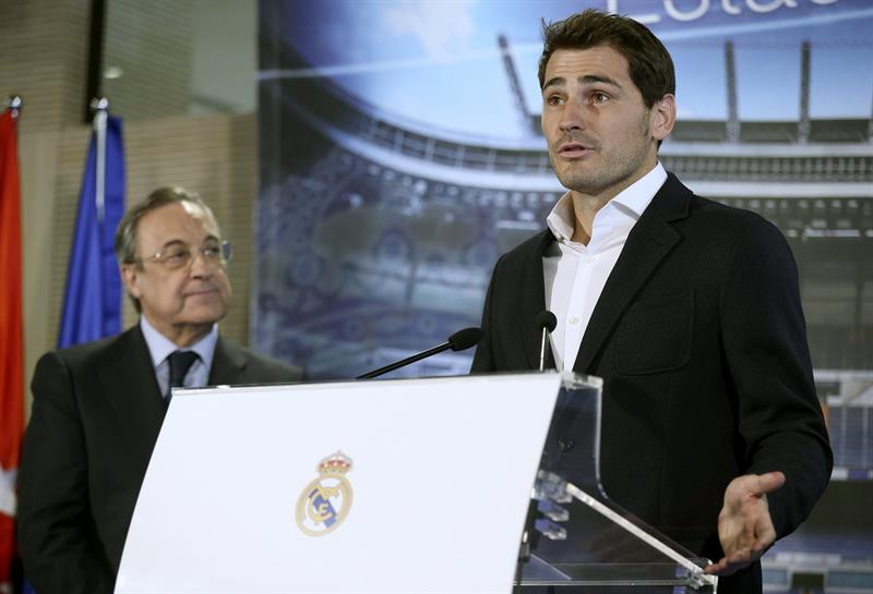رئيس ريال مدريد يكرم كاسياس لتفادي غضب الجماهير