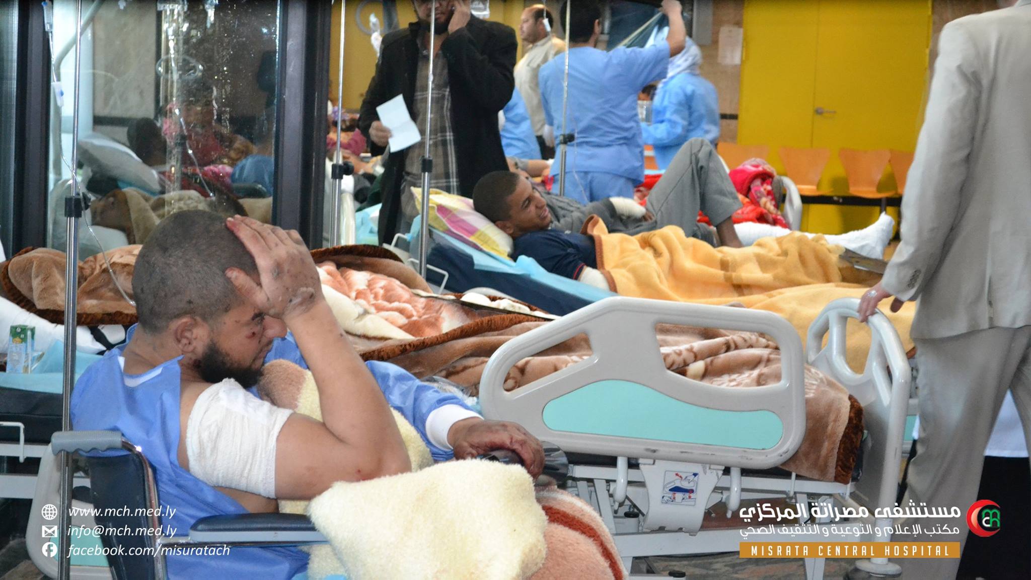 «مصراتة المركزي» ينشر قائمة بـ55 جريحًا في تفجير زليتن