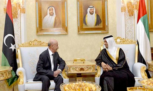 عقيلة صالح يهنئ رئيس دولة الإمارات لمناسبة العيد الوطني