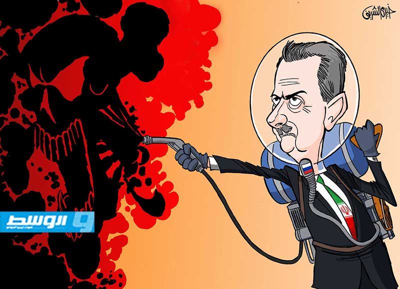 كاركاتير خيري - هجوم كيماوي في سورية