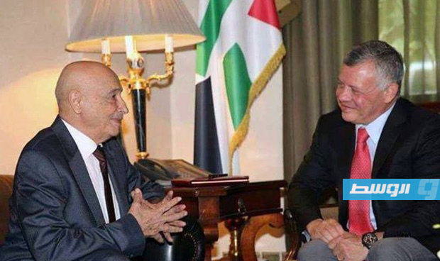 العاهل الأردني يستقبل رئيس مجلس النواب عقيلة صالح