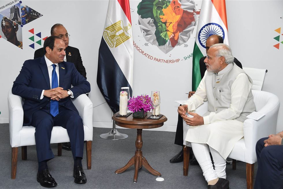 السيسي يدعو مجتمع الأعمال الهندي لزيادة استثماراته في مصر