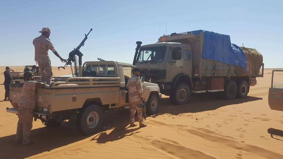 كتيبة «سبل السلام» تحبط تهريب أسلحة من الكفرة إلى السودان