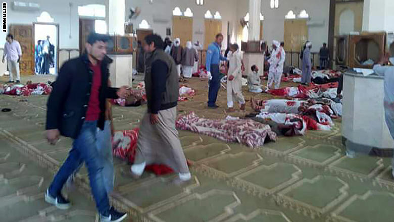 تفجير مسجد الروضة الأكثر دموية في تاريخ الهجمات الإرهابية بمصر