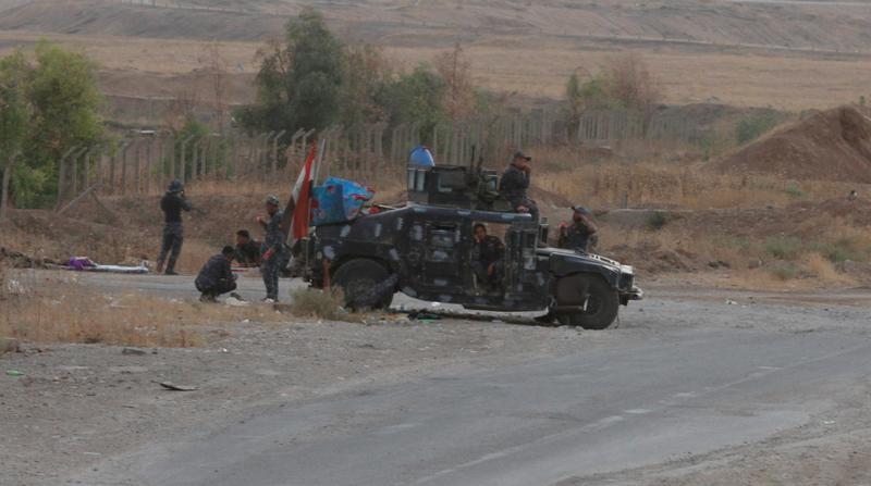 قوات الحشد الشعبي العراقية تنتشر على حدود سورية