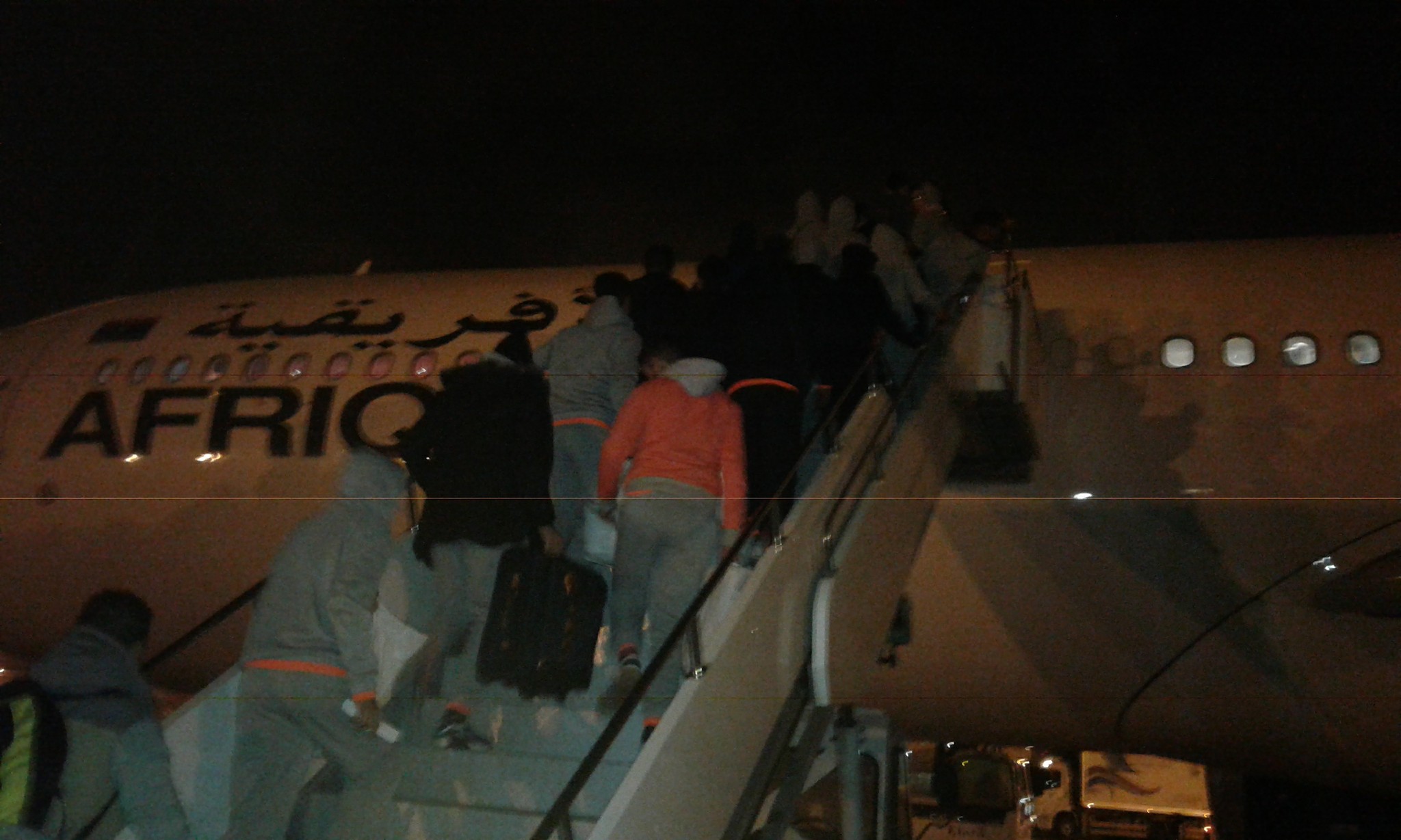 آخر إجراء مع مهاجرين مغاربة قبل مغادرتهم ليبيا