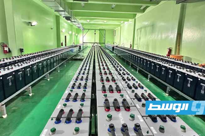 GECOL: Installation of batteries for the power supply systems at the Zawiya dual-cycle power plant