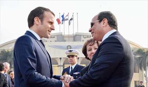 توافق مصري - فرنسي على تكثيف الجهود الثنائية لحلحلة الوضع المتأزم في ليبيا