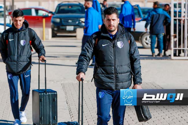 بعثة فريق الهلال الليبي تتجه إلى مصر. (فيسبوك)