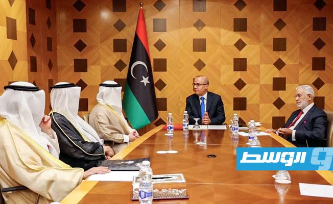 من لقاء اللافي ووزير خارجية الكويت في طرابلس، 21 أكتوبر 2021. (عبدالله اللافي)