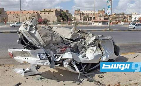 وقوع حادث مروري مروع على كورنيش طرابلس