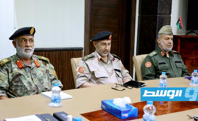 أعضاء اللجنة العسكرية المشتركة (5+5)، عن المنطقة الغربية. (المجلس الرئاسي)