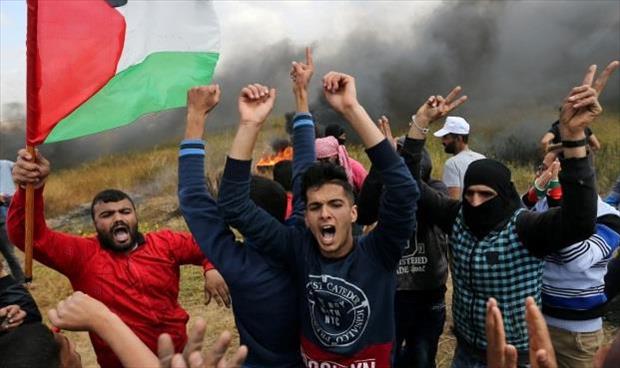 آلاف الفلسطينيين يتظاهرون في الجمعة الثلاثين لـ«مسيرات العودة»